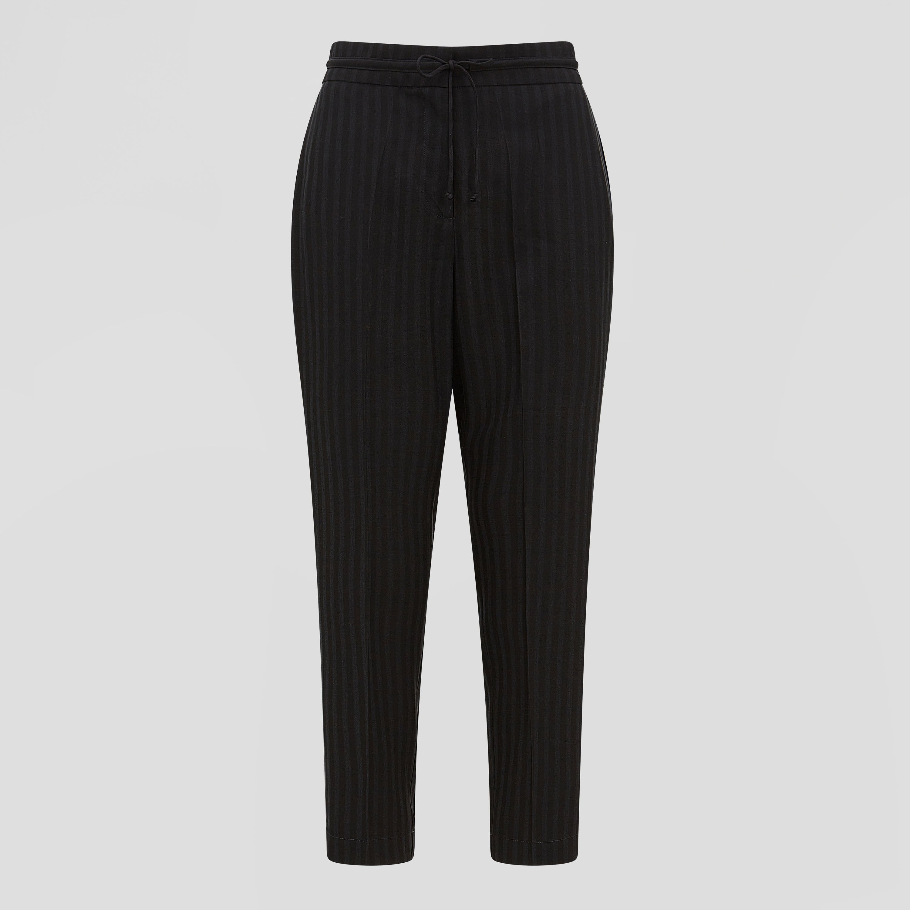 Black Tencel Trousers