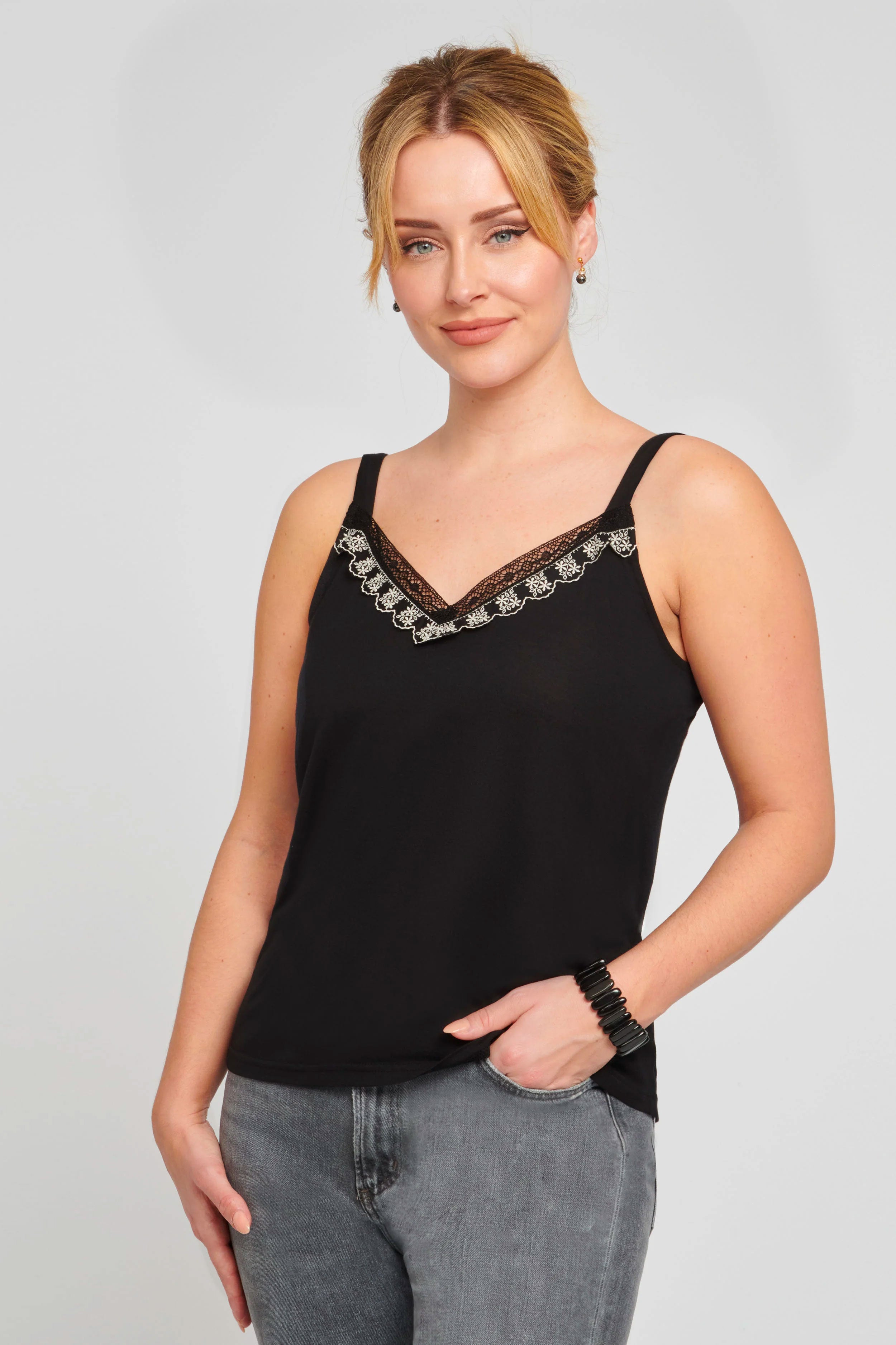 Lace Trimmed Camisole