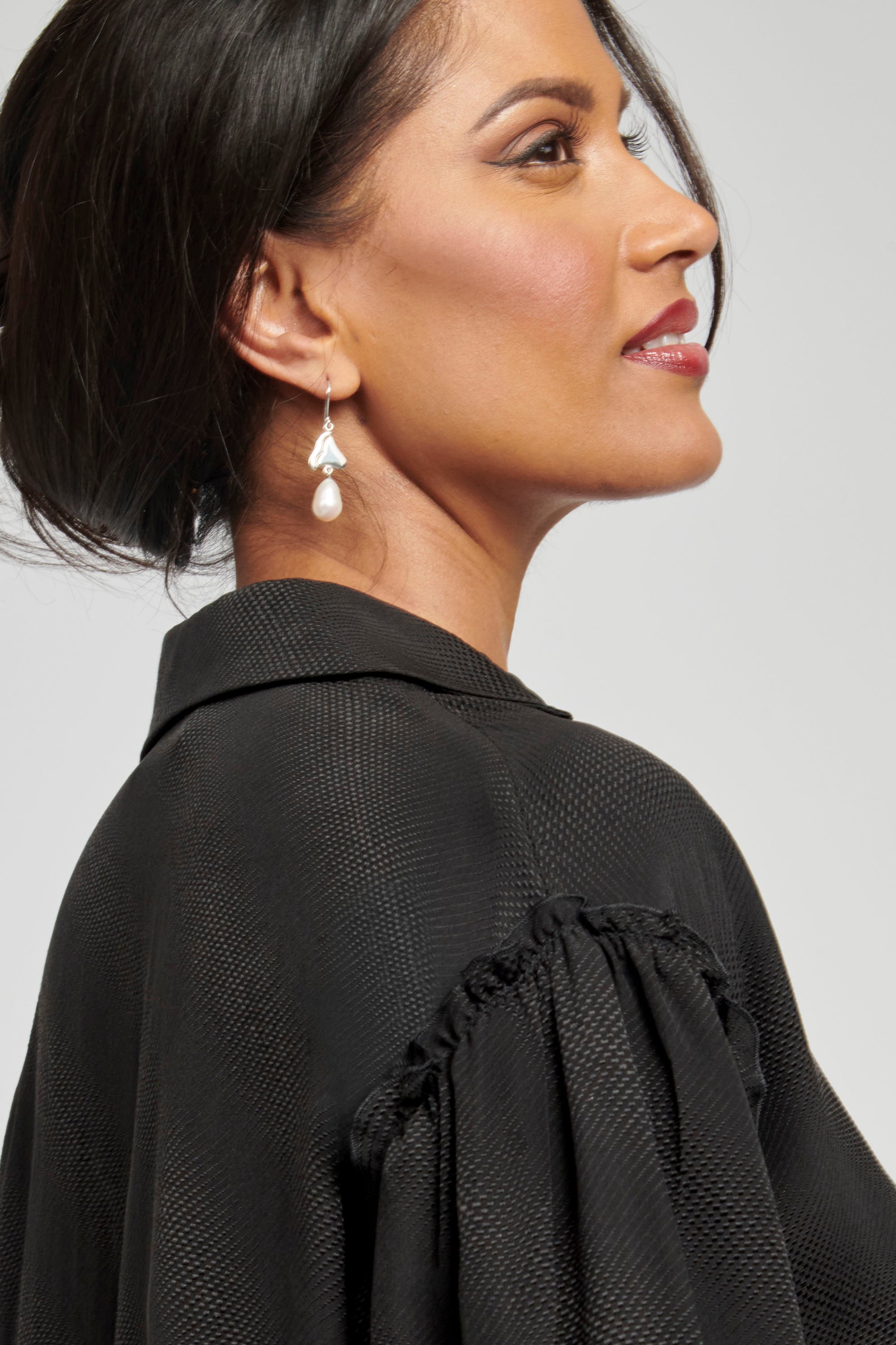 Black Silk Shirt