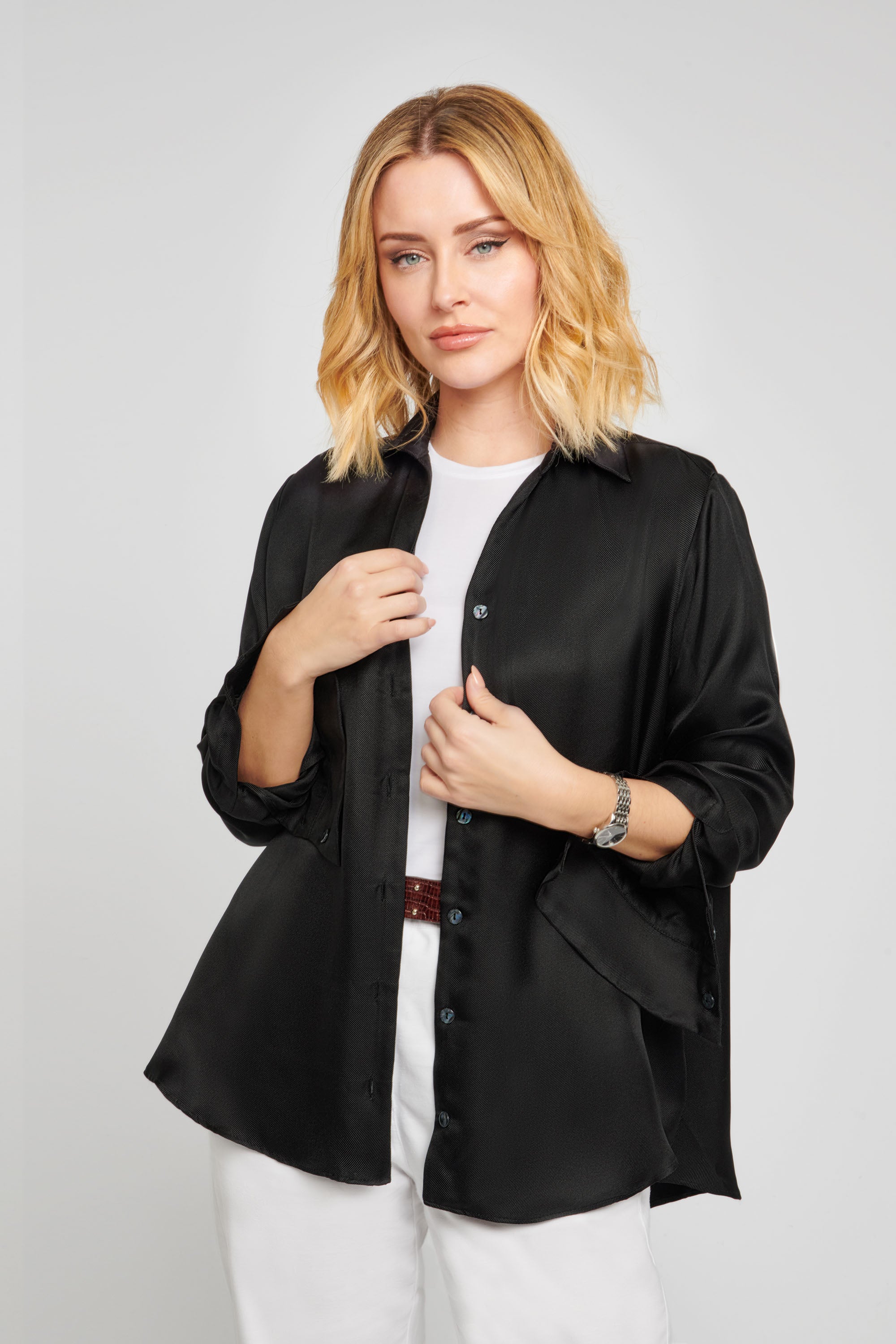 Black Twill Shirt