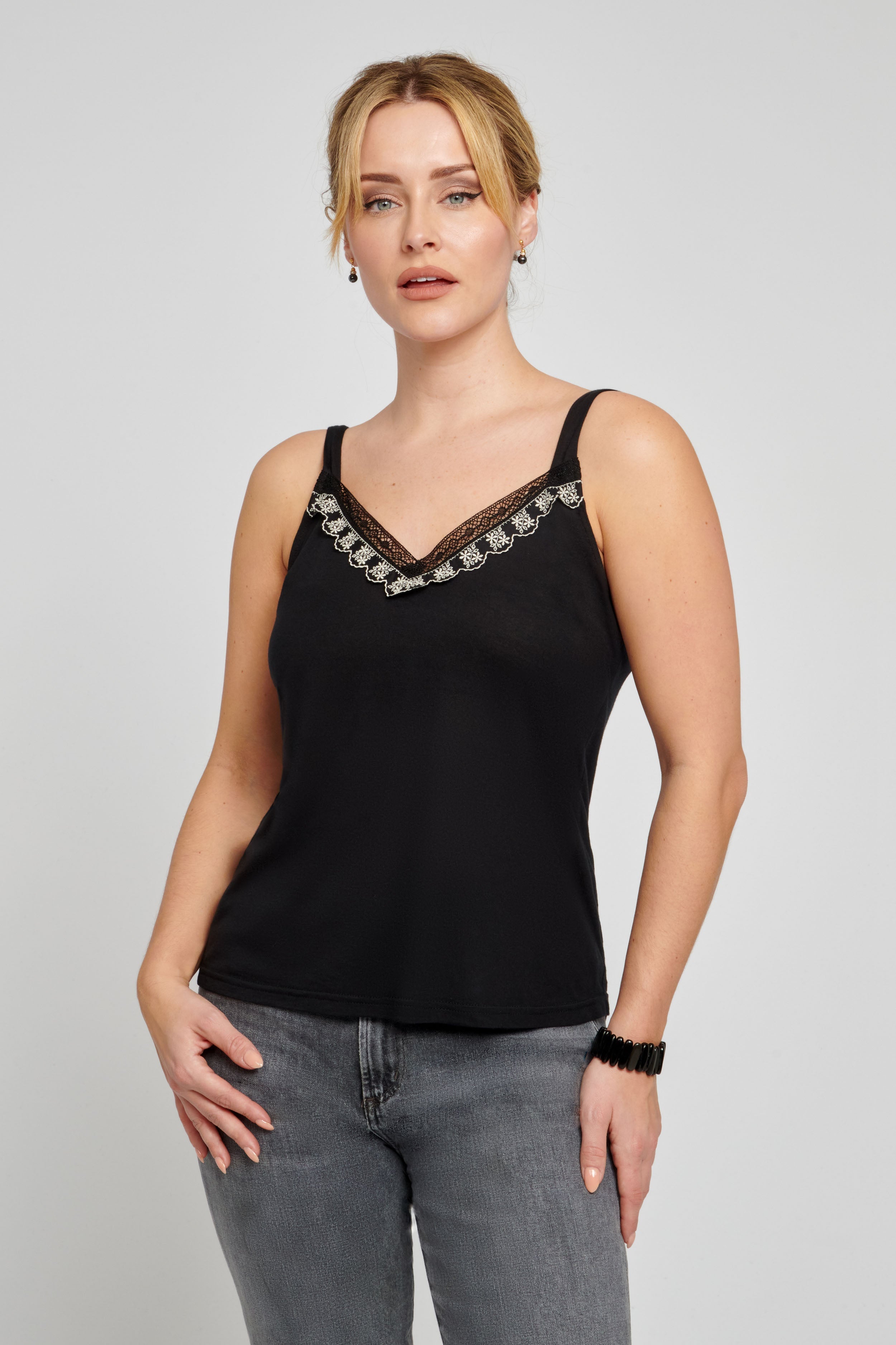 Lace Trimmed Camisole