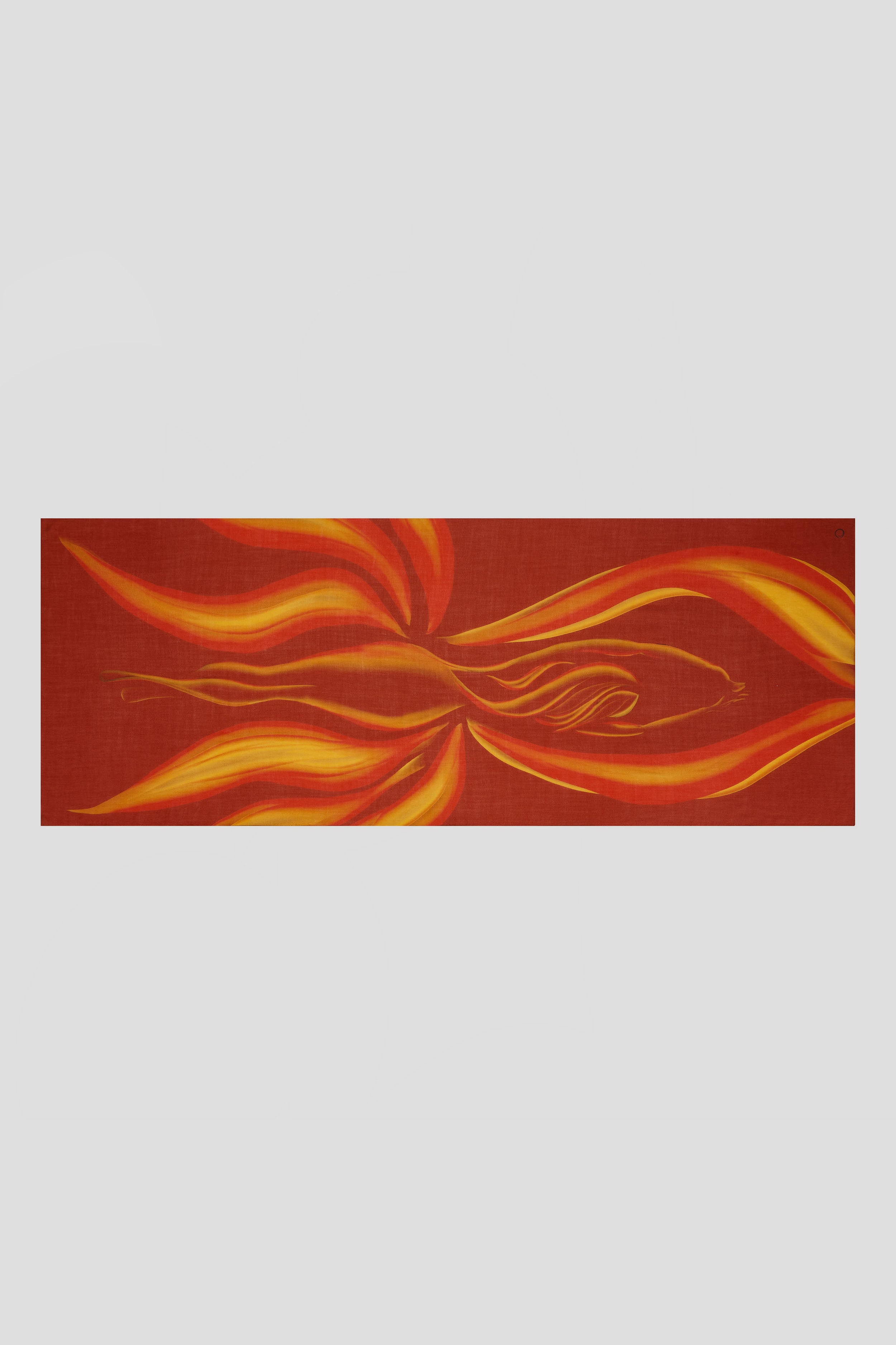 Fire-Print Cashmere Scarf