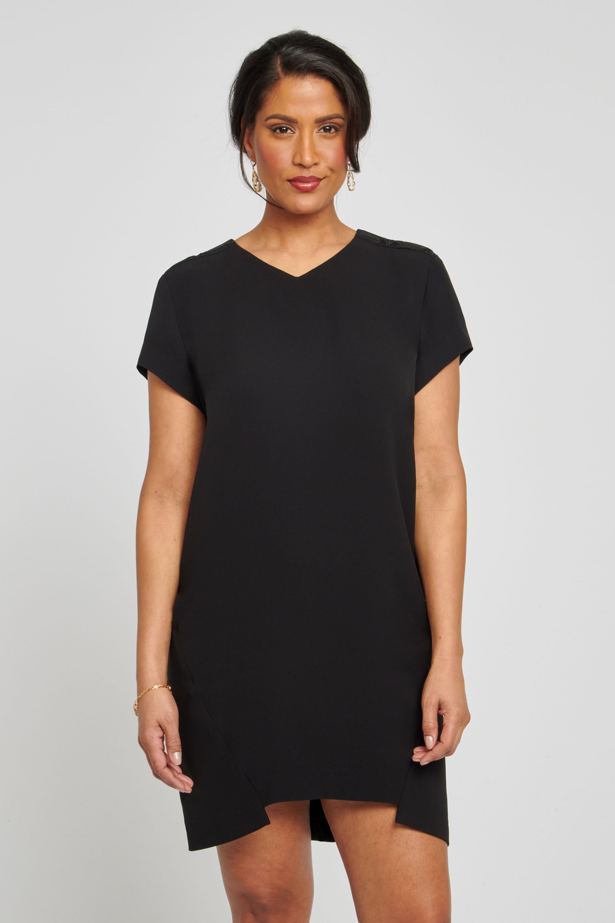 Black Silk Dress