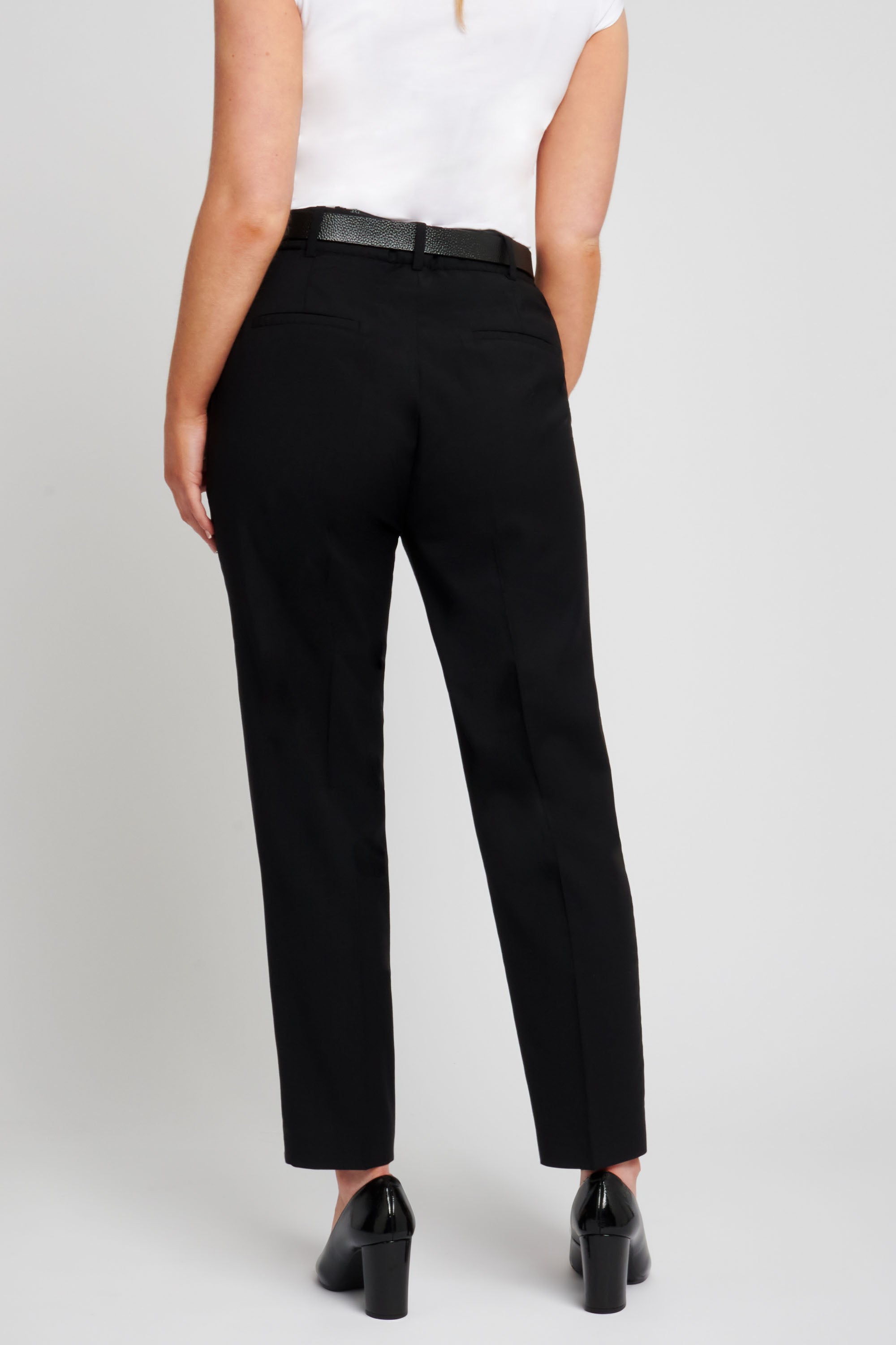 Black Wool Trousers